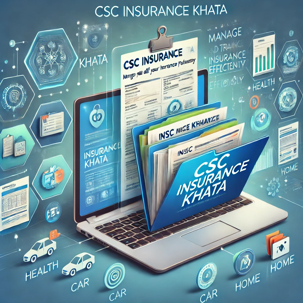 CSC Insurance Khata – sahilconsultancy.in