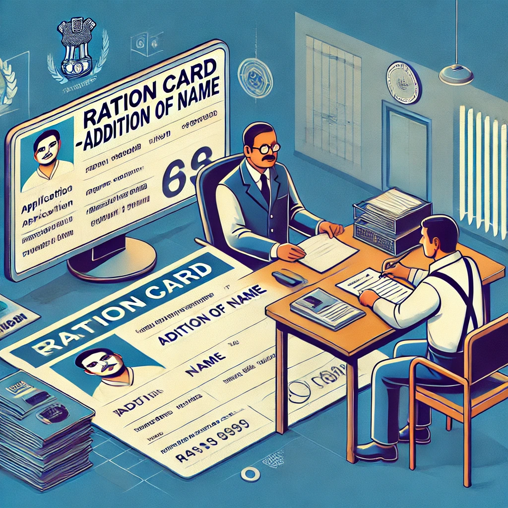 Ration Card – Addition of Name – sahilconsultancy.in